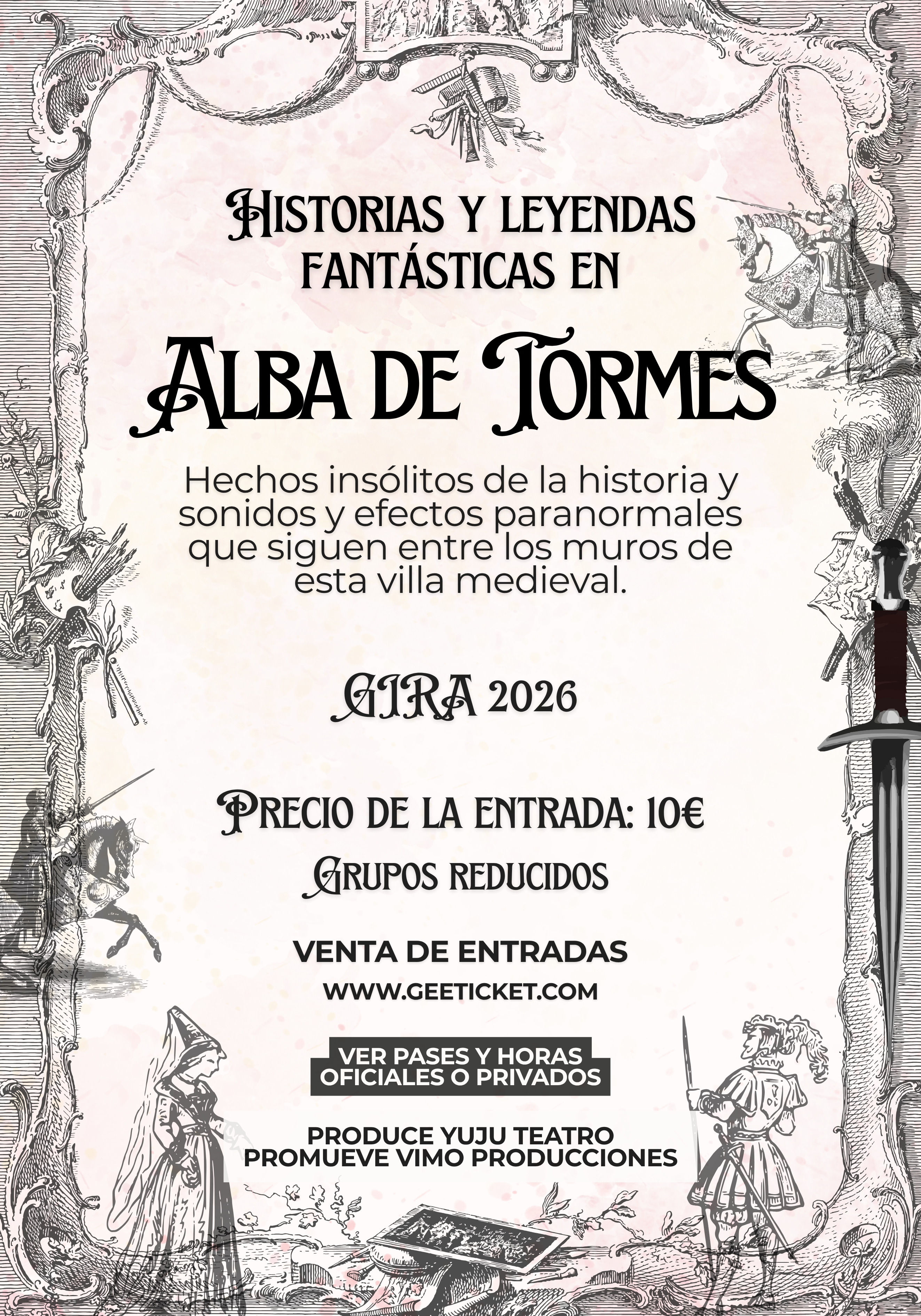 Cartel de Historias y Leyendas Fantásticas en Alba de Tormes.